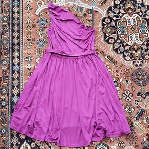 Laila Azhar Fushia Silk Dress